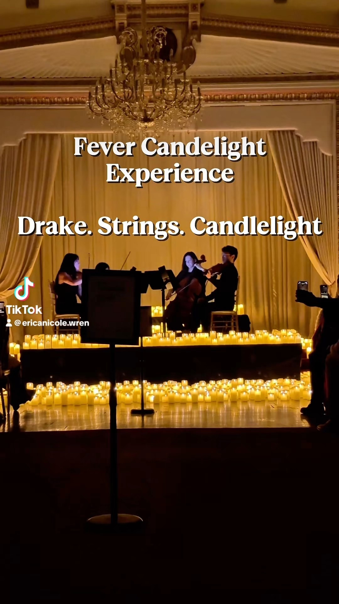 Drake’s hits. String quartet. Candlelight mansion vibes ✨ Fever Candlelight Tribute to Drake in Chicago understood the assignment.👏🏽👏🏽👏🏽

#LTKstorytime #LTKvlog