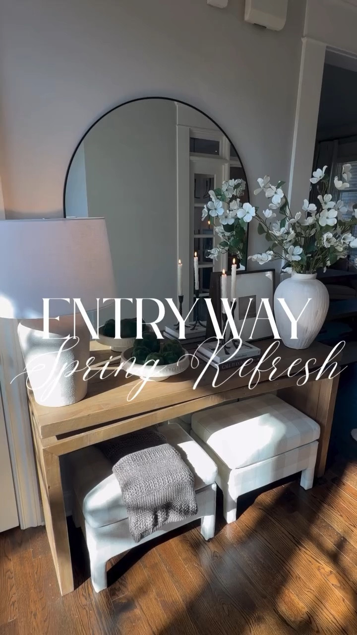 Your entryway is the first thing people see… so let’s make it feel like you 🤍

I gave my console table a simple spring refresh using some of the prettiest finds from Target + Wayfair + McGee, and it completely transformed the space.

It’s proof you don’t need to overcomplicate it to create something that looks designer.

Follow along for more affordable home finds + easy styling tips that make your home feel elevated and lived-in.

#entrywaydecor #homedecorfinds #springdecor #neutralhome #styledhome

#LTKHome