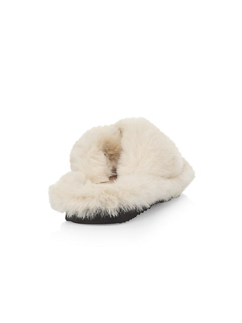 Biba Faux Fur Slippers | Saks Fifth Avenue