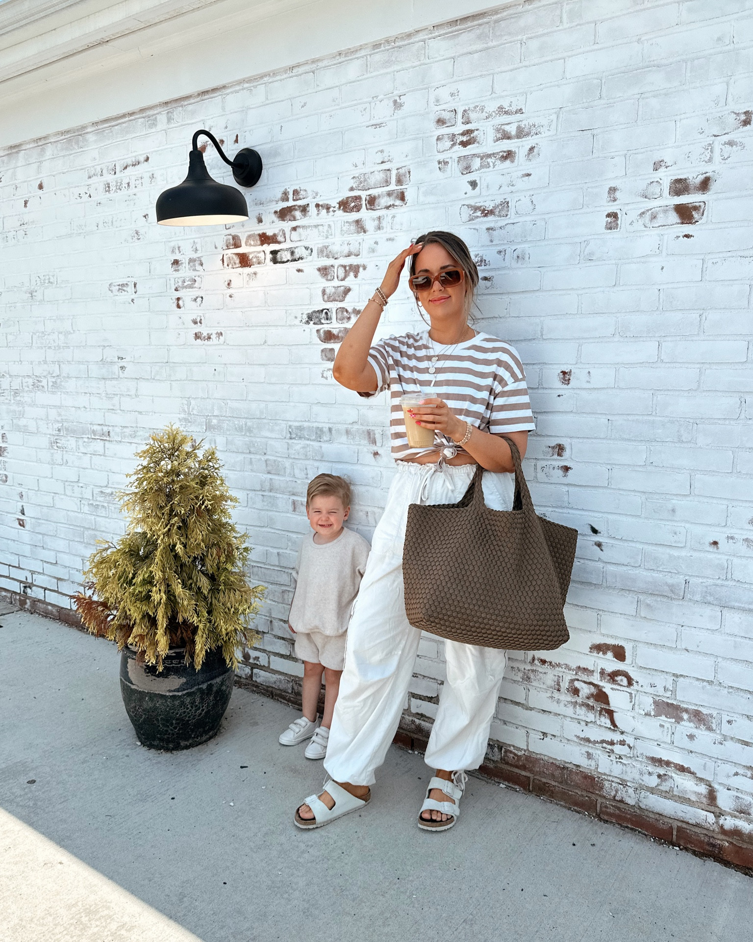 Sharing links to this outfit — sorry for the wait! Got food poisoning and forgot about it 😅😅 details below -

Cargo pants are sold out in this color but Abercrombie launched more that are 🫶🏼 these are a size medium, I did link the exact pair that are available in green! Tee is old navy and a size medium! Bag is size large 🤎

Naghedi NYC, Abercrombie cargo pants, old navy, striped vintage tee, amazon sunglasses, everyday bag, Naghedi tote, diaper bag 

#LTKunder100 #LTKFind #LTKSeasonal