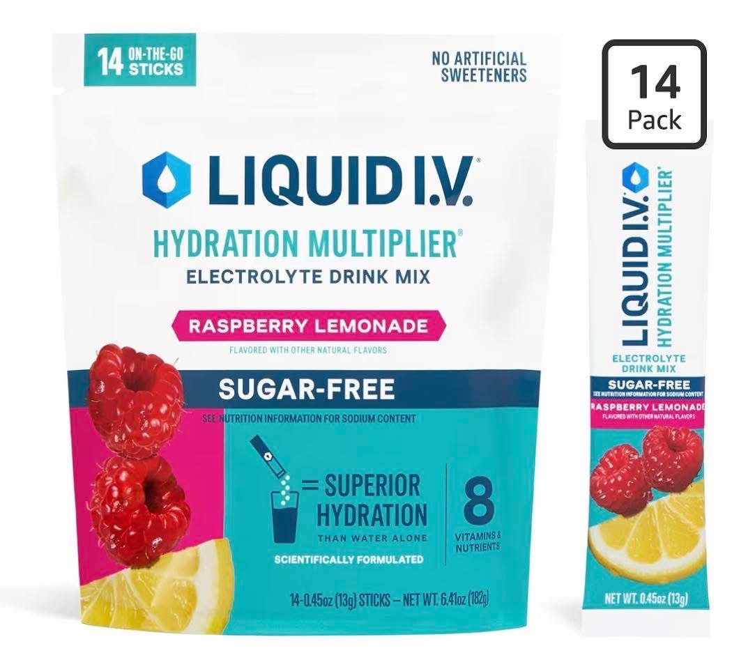 I’m a huge fan of Liquid IV since it helps me stay hydrated, as I get bored with regular water sometimes 💦 Their latest sugar free launch - Raspberry Lemonade - is fantastic, and I wanted to share since I know there are a lot of fellow Liquid IV fans. It tastes like a delicious glass of crisp lemonade 🍋 and is so fitting for the warmer months! (Tip - Liquid IV can even be purchased with a HSA account via Amazon, as electrolyte products like this and Gatorade are considered health related.)

#LTKActive #LTKSaleAlert #LTKselfcare
