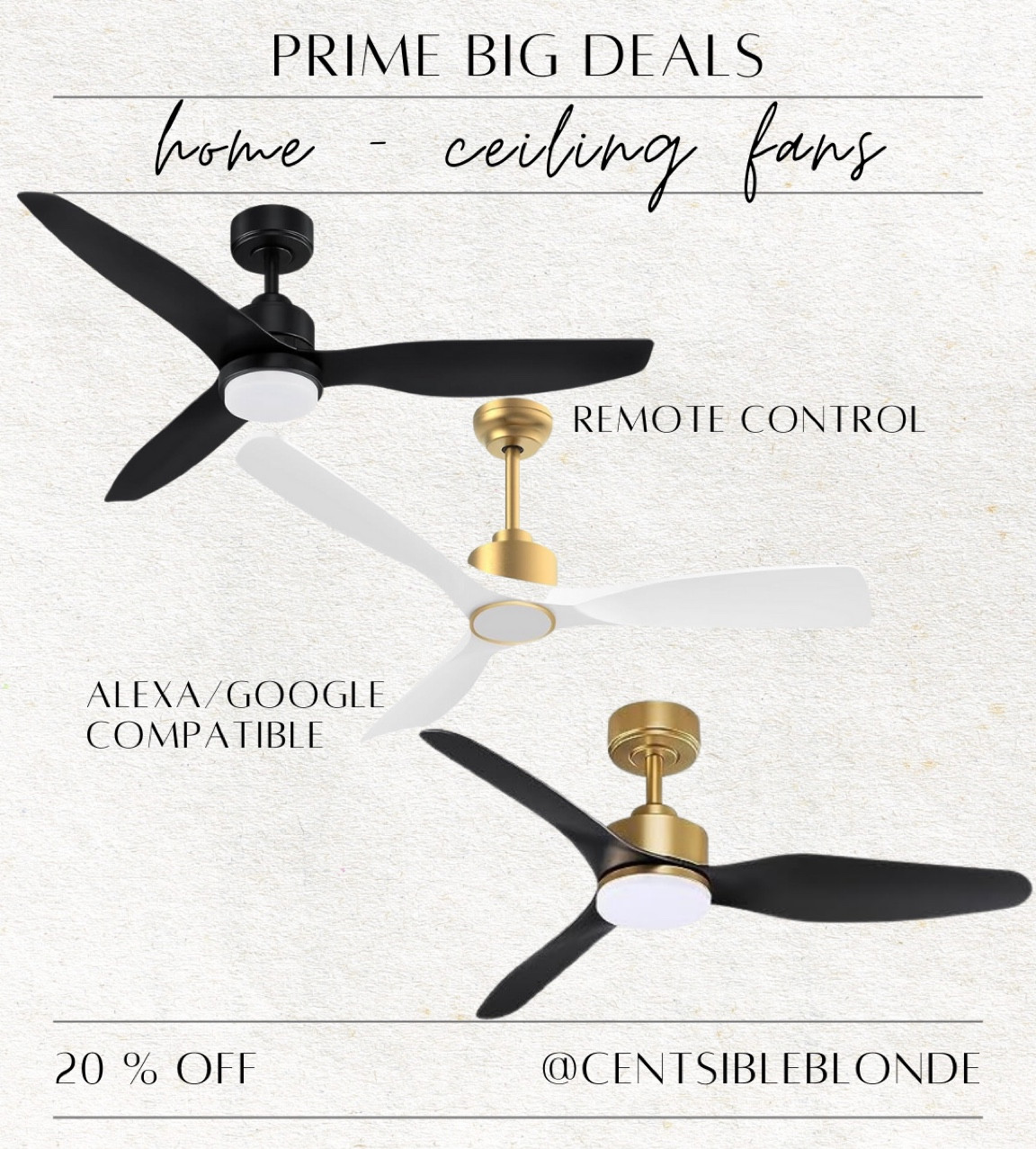 Ceiling fans
Smart fan
White and gold fan
Black and gold fan
Remote control fan 
3 blade fan
Bedroom


#LTKHome #LTKxPrimeDay