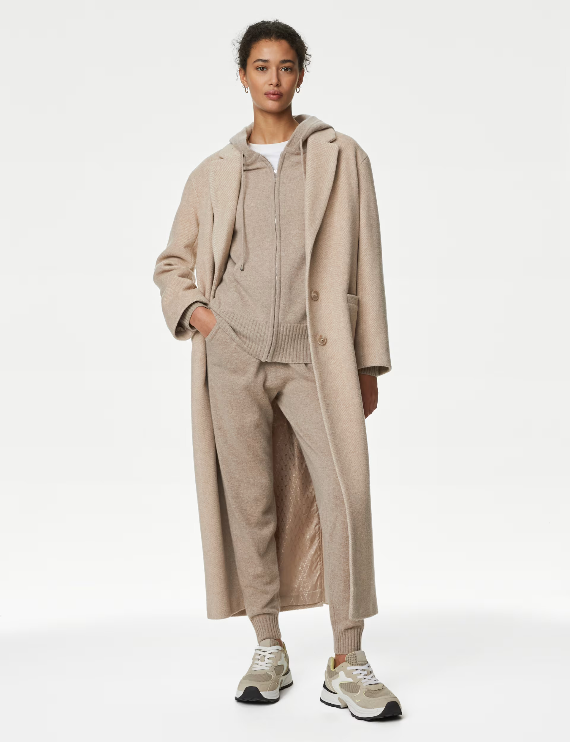 Pure Cashmere Knitted Relaxed Hoodie | Marks & Spencer (UK)