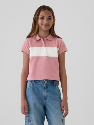 Kids Pique Cropped Polo Shirt | Gap (US)