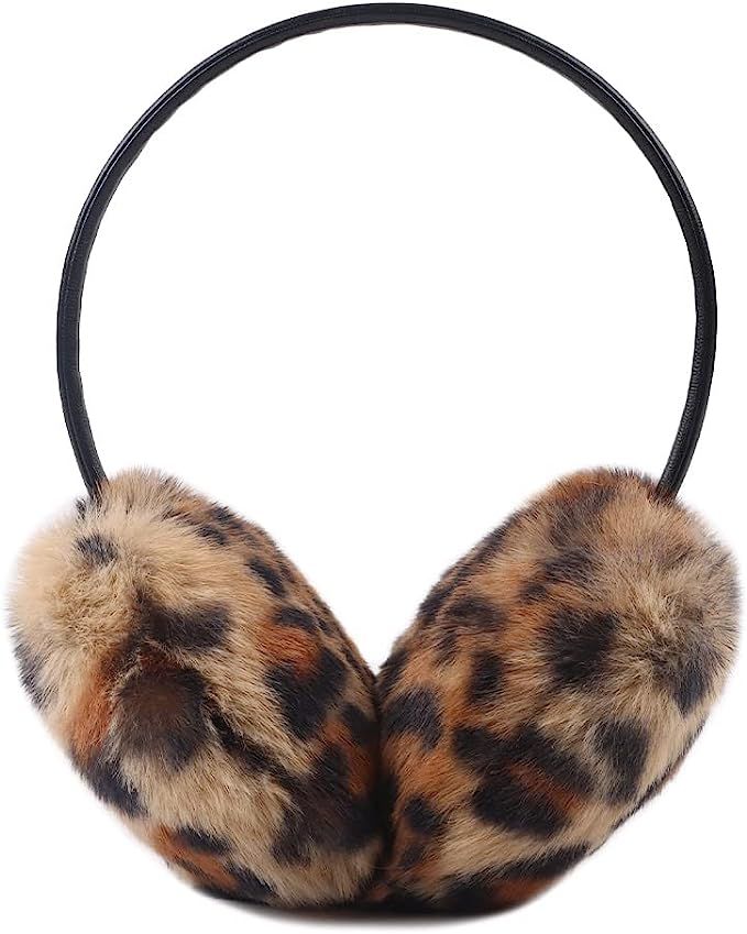 Yuoahcn Women Winter Unisex Ear Muffs Faux Fur Warm Earmuffs Lady Girls Plush Ear Warmers Outdoor... | Amazon (US)