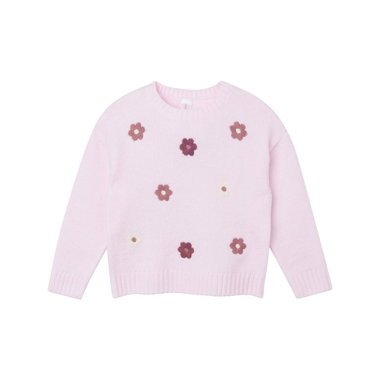 Modern Moments By Gerber Toddler Girl Embroidery Sweater, Sizes 12 Months -5T | Walmart (US)