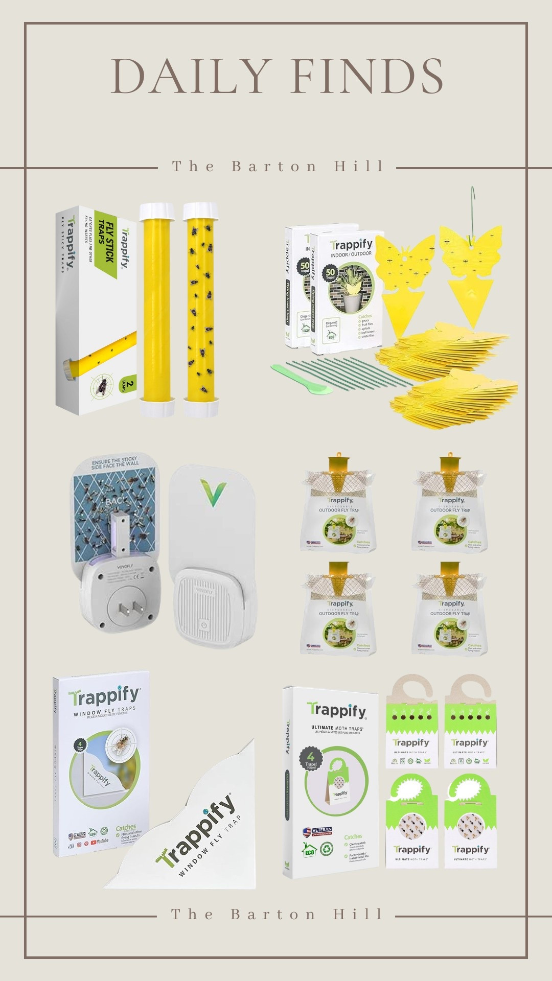 Bug season’s here—and if you’ve got pets coming in and out, you know they’re bringing a few unwanted hitchhikers. These are my go-to traps that actually work. I’ve used them all and swear by every single one. Tap to shop and stay ahead of the swarm.

#LTKspring #LTKsummer #LTKcanada