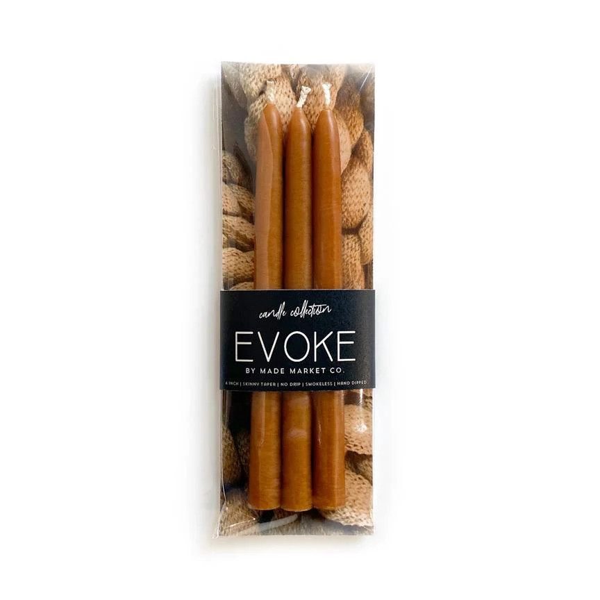 6" Skinny Tapered Candles - Camel | Shop Sweet Lulu