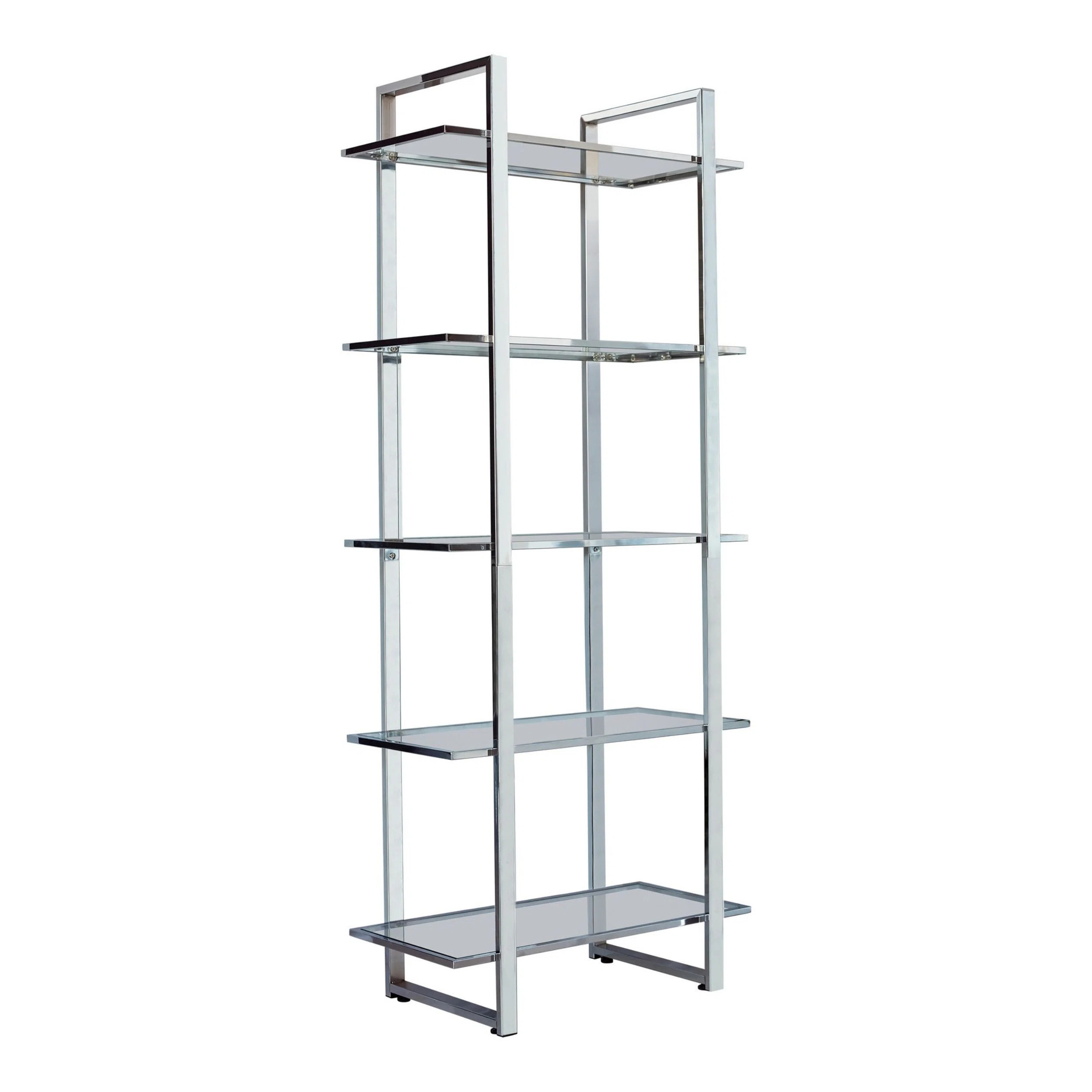 Wade Logan® Blin Glass Shelf Bookcase & Reviews | Wayfair | Wayfair North America