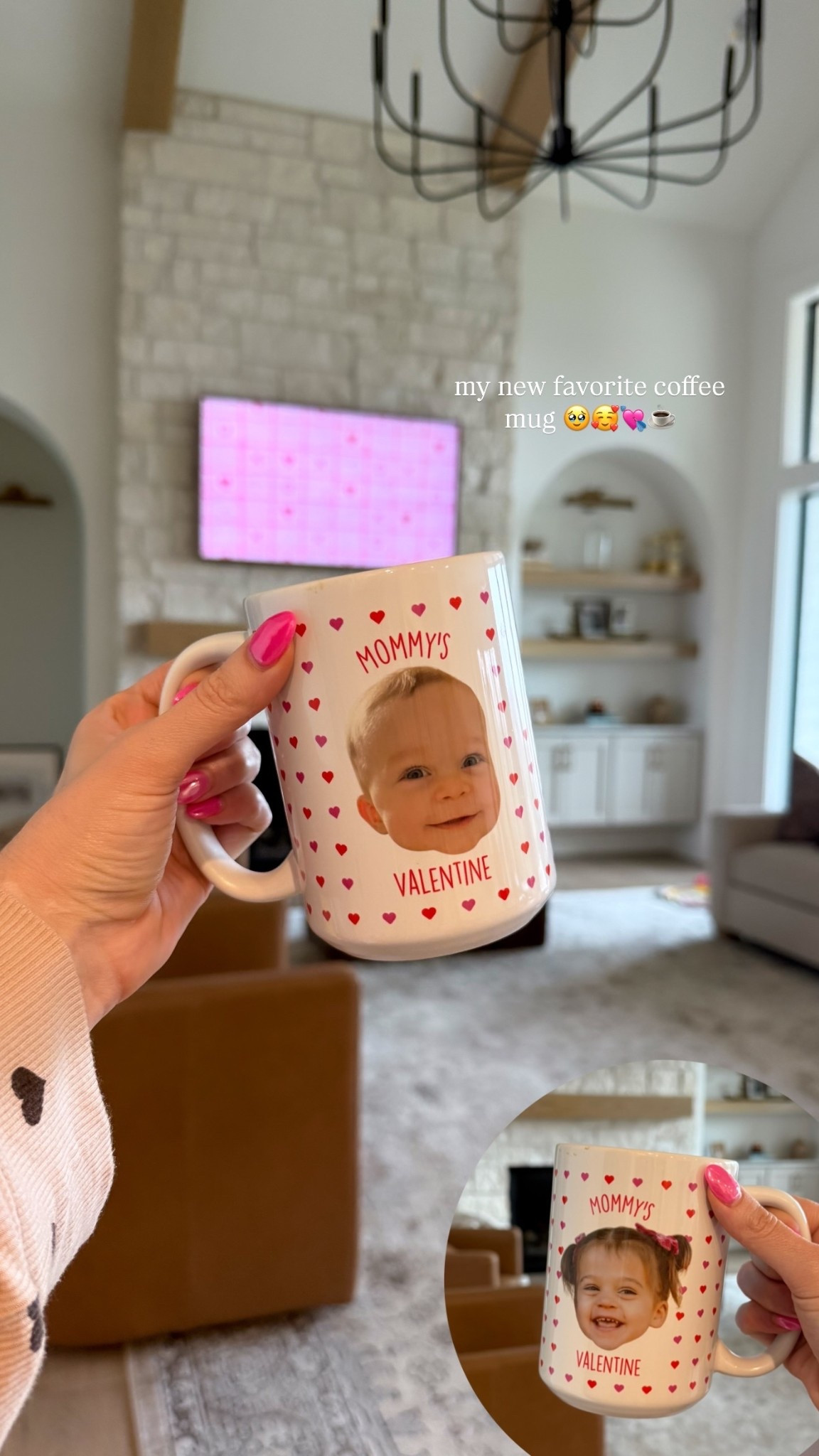 my new favorite coffee mug 🥹🥰💘☕️ such a cute gift idea for parents, grandparents, etc. 

#LTKmorningroutine #LTKmomlife #LTKHome