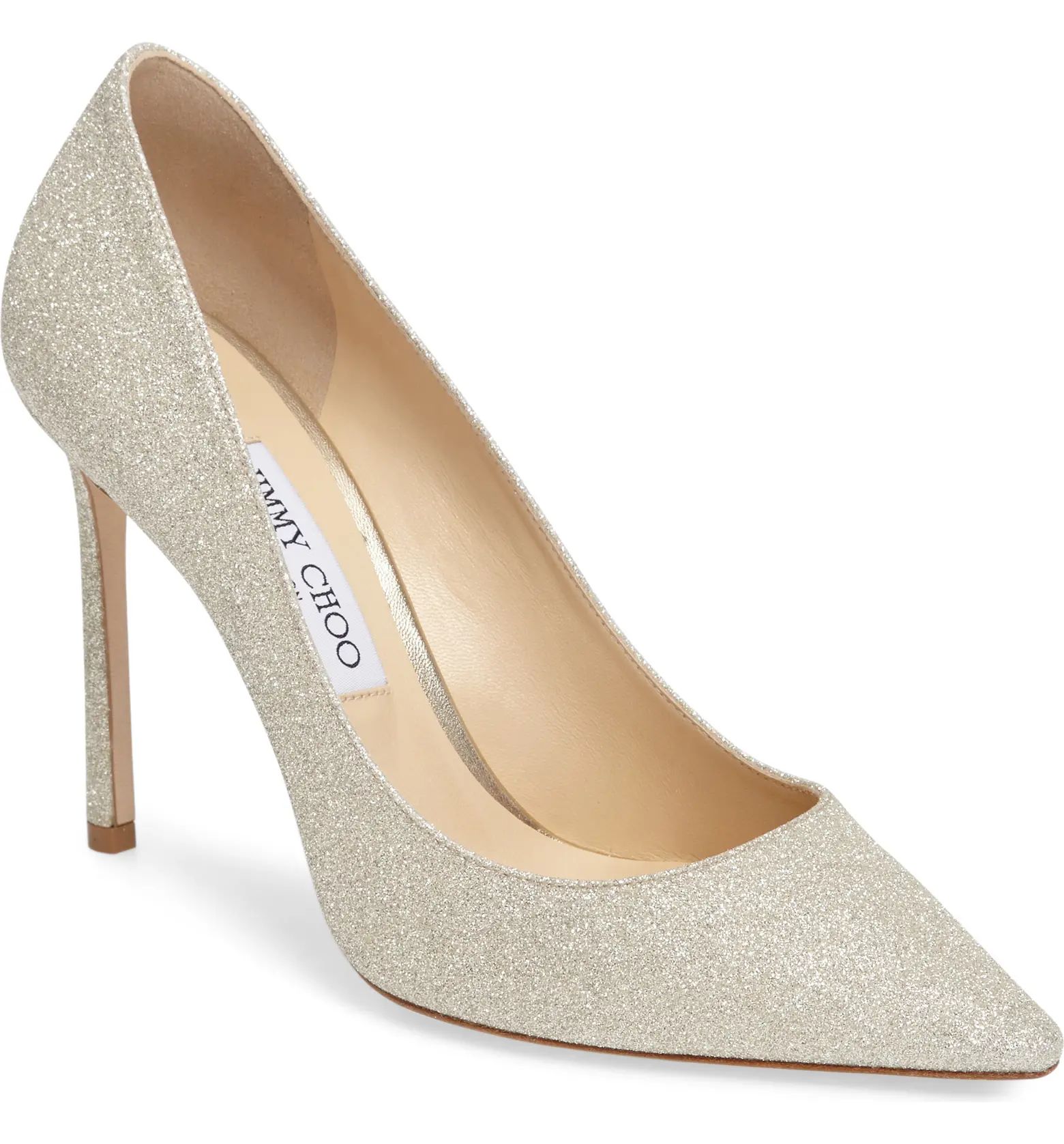 Jimmy Choo Romy 100 Glitter Pump | Nordstrom | Nordstrom