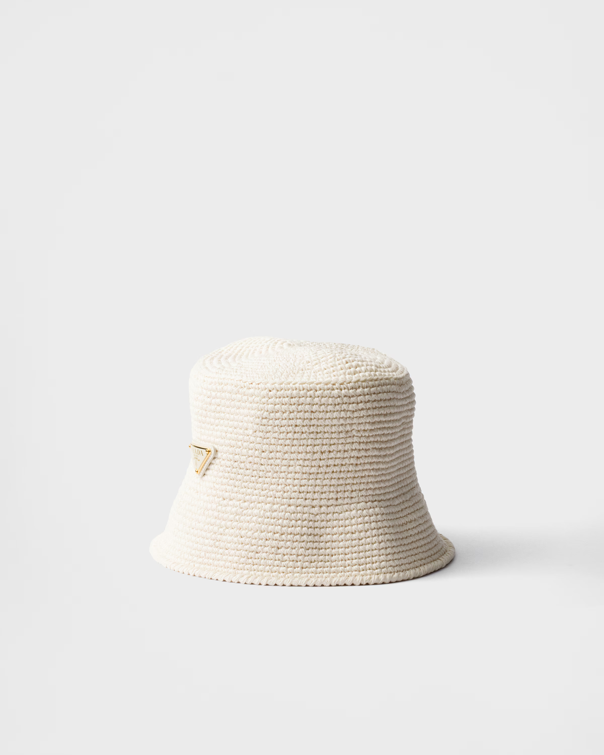 Crochet bucket hat | Prada US