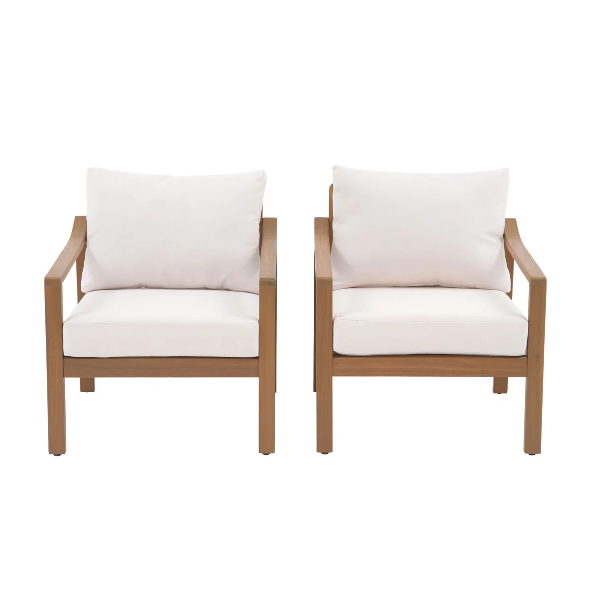 Vanover Outdoor Patio Chair With Cushions (Set of 2) | Wayfair North America
