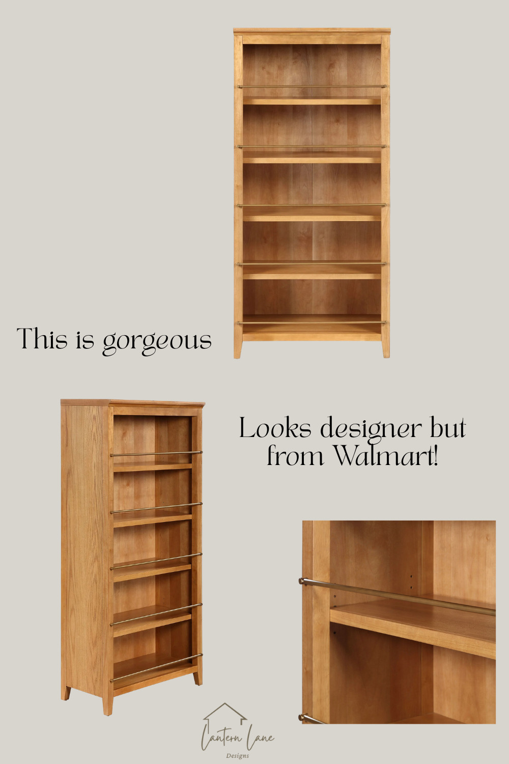 Love this bookcase from Walmart. The rails are so pretty and the detail is amazing. It's so affordable.

bookshelf, bookcase, pottery barn look for less, walmart home decor, my texas house 

 #LTKmomlife #LTKHome #LTKSaleAlert