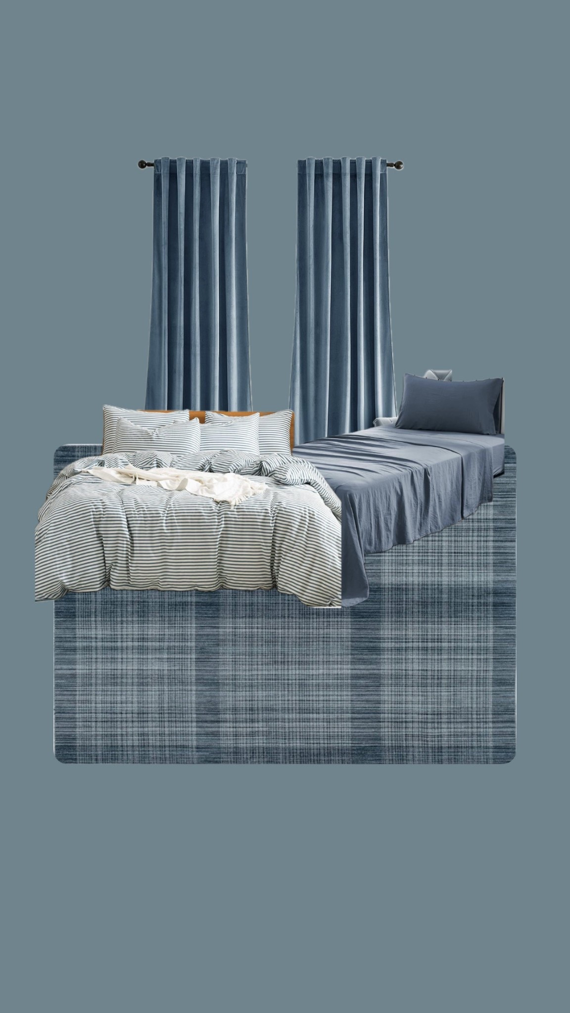 Blue bedroom 🩵

#LTKStyleTip #LTKHome #LTKSaleAlert