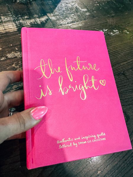 The future is bright inspirational quote journal 🤍 so adorable! I found this on Amazon for $15. I’m using it as my new daily journal 

#LTKGiftGuide #LTKU #LTKhome