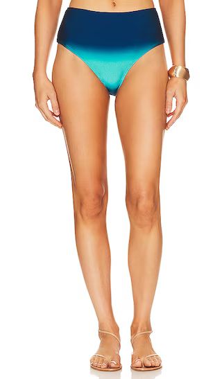 X Alessandra Ambrioso Ombre High Waist Bikini Bottom in High Tide | Revolve Clothing (Global)