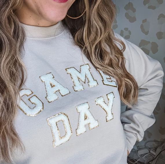 Custom Sweatshirt  Game Day Mama Wife Wifey Salty Etc. - Etsy | Etsy (US)