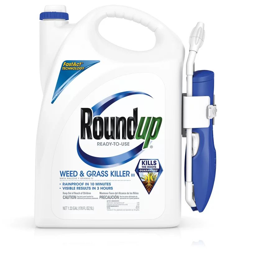 Roundup Ready-To-Use Weed & Grass Killer III with Comfort Wand, 1.33 gal. | Walmart (US)