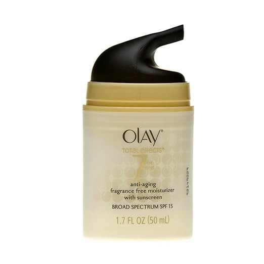 Face Moisturizer by Olay Total Effects Anti-Aging Face Moisturizer with SPF 15, Fragrance-Free 1.... | Amazon (US)