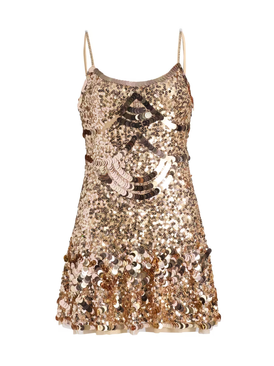 Liria Sequined Sleeveless Minidress | Saks Fifth Avenue