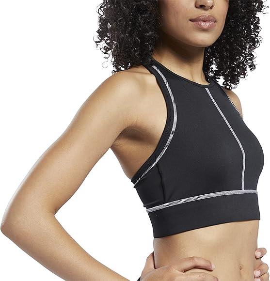 Core 10 by Reebok Women's Longline Light Support Sports Bra | Amazon (US)