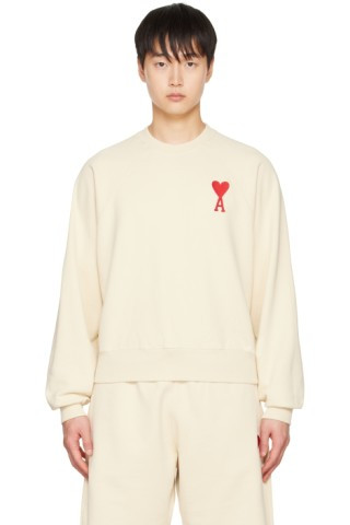 SSENSE Exclusive Off-White Ami de Cœur Sweatshirt | SSENSE
