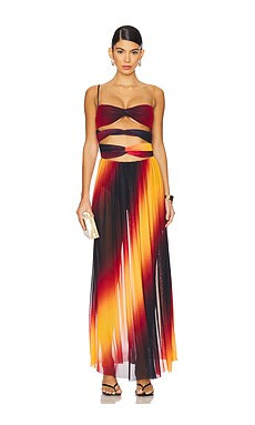 Agua Bendita X REVOLVE Meeg Maxi Dress in Sunset Ombre from Revolve.com | Revolve Clothing (Global)
