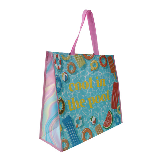 summer shopper tote bag 20.5in x 17.7in | Five Below