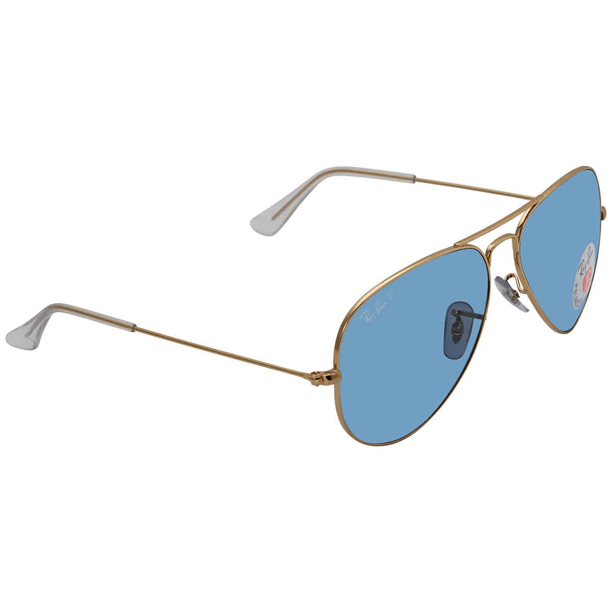 Ray Ban Polarized Blue Aviator Sunglasses RB3025 9196S2 58 | Jomashop.com & JomaDeals.com
