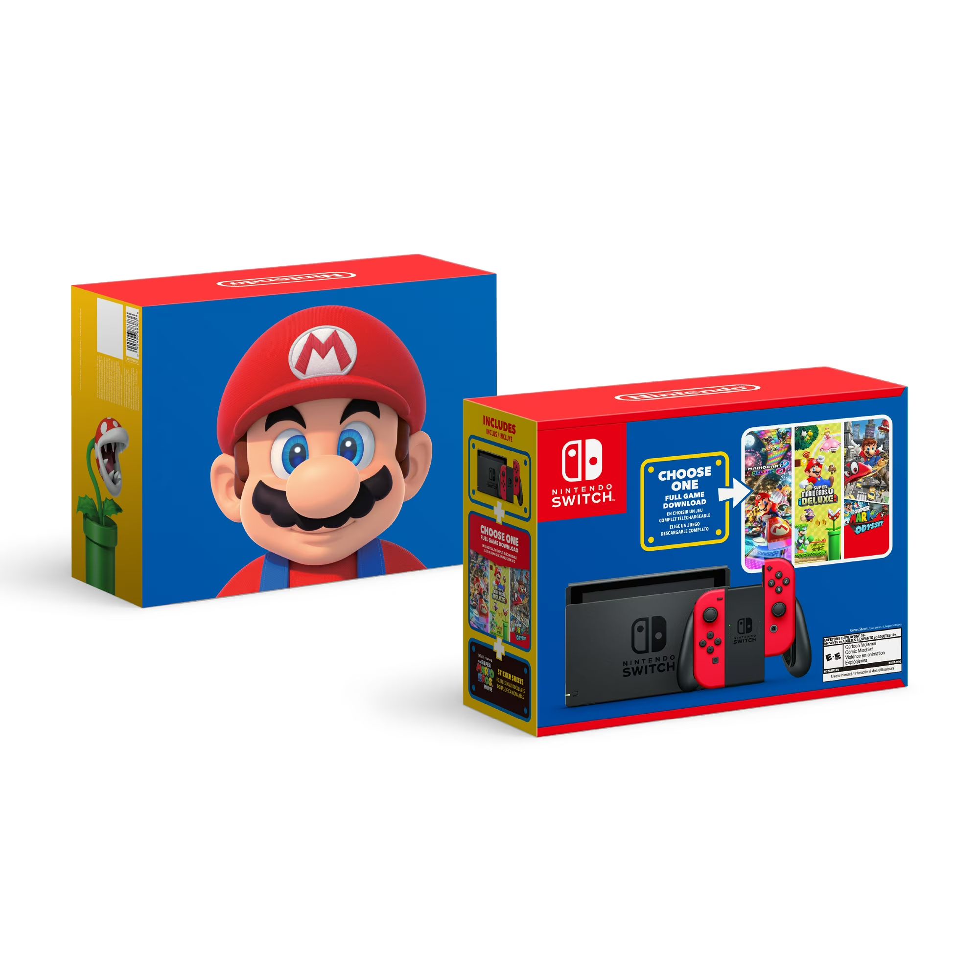 Nintendo Switch Mario Choose One Bundle - Walmart.com | Walmart (US)