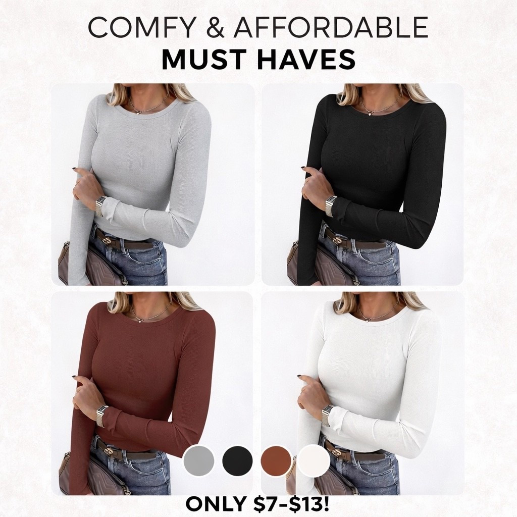 Under $15 + insanely comfortable = ADD TO CART 

These are the everyday basics you’ll actually wear on repeat.

#LTKActive #LTKSaleAlert #LTKgrwm