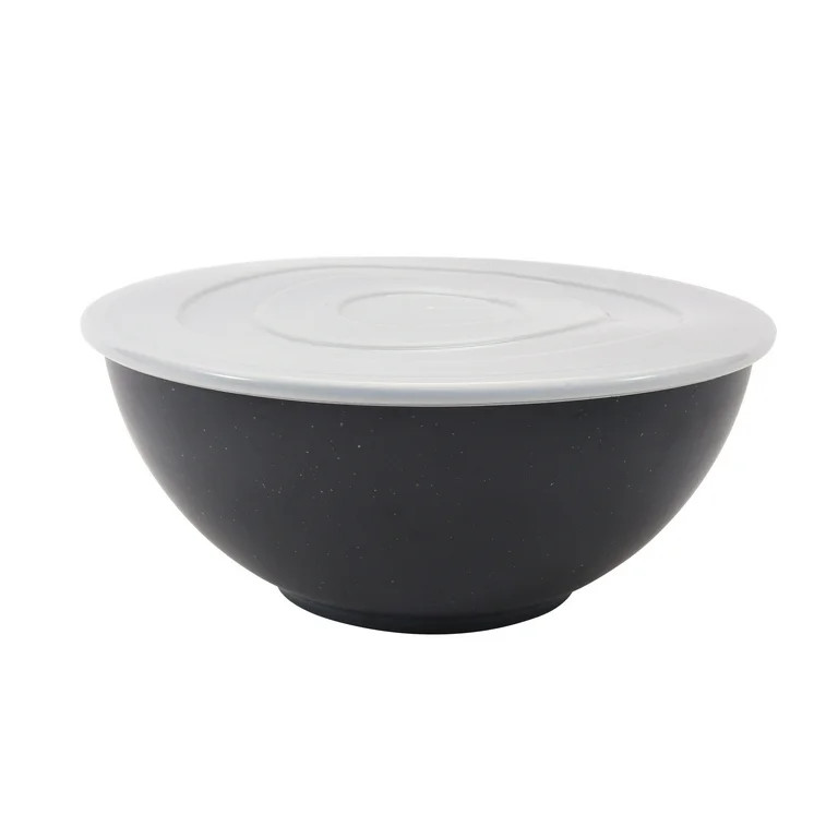 Mainstays 4-Piece Eco-Friendly Recycled Plastic Serve Bowl Set, Black | Walmart (US)
