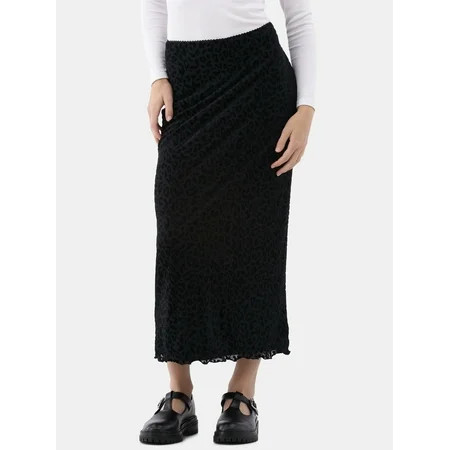 No Boundaries Maxi Mesh Skirt Women’s | Walmart (US)