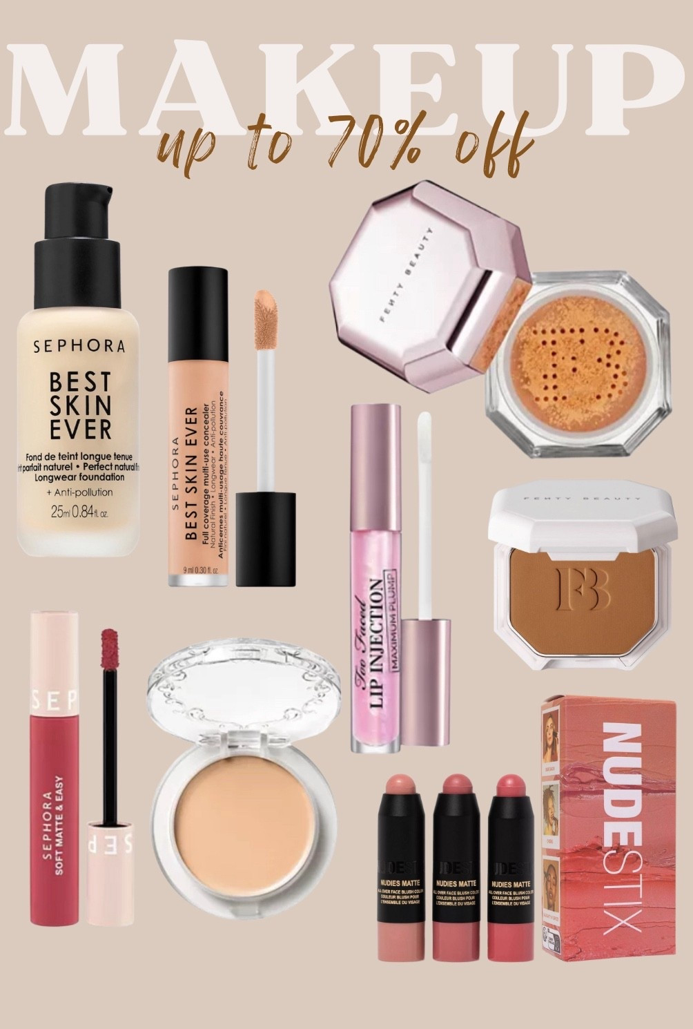 Makeup Sale 💄🛍️

No code needed!

#LTKFindsUnder50 #LTKSaleAlert #LTKBeauty