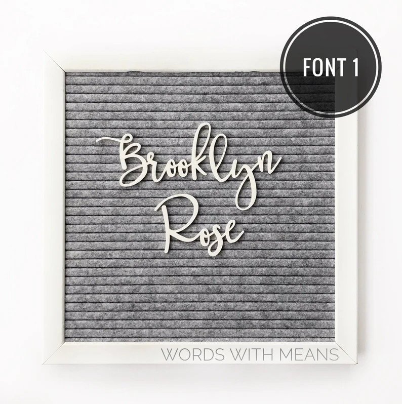 Custom Name or Word for Letterboards and Feltboards, new baby photo prop, newborn photo letterboa... | Etsy (US)