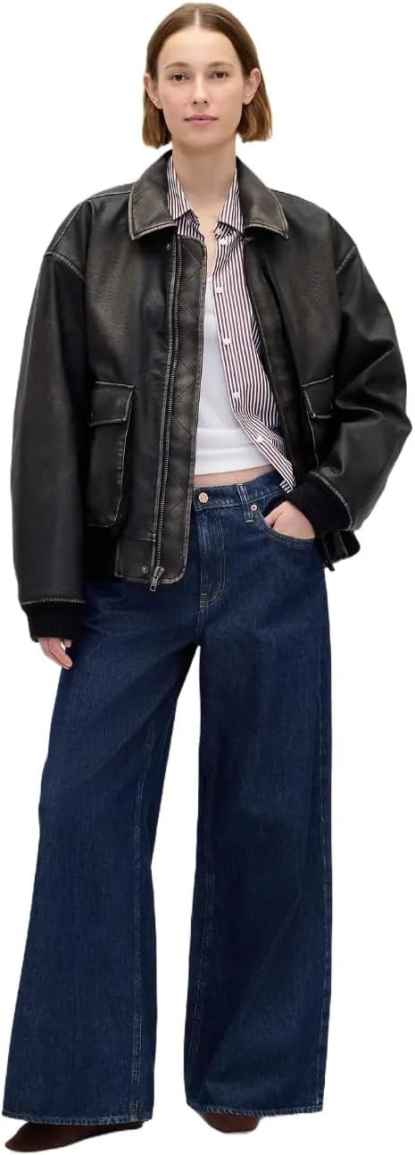GAP Women's Low Rise Super Baggy Denim Jean | Amazon (US)