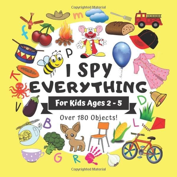 I Spy Everything Book for Kids Ages 2 - 5: A Fun Guessing Activity Book for Toddlers and Kids (Pi... | Amazon (US)