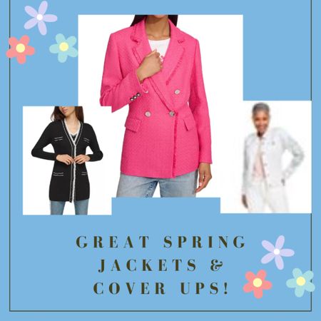 Great Jackets and Covers for those Early Spring Days!
These adorable jackets and covers are great to throw over your shoulders for those early spring mornings or those air conditioned buildings!


#LTKstyletip #LTKSeasonal #LTKmidsize