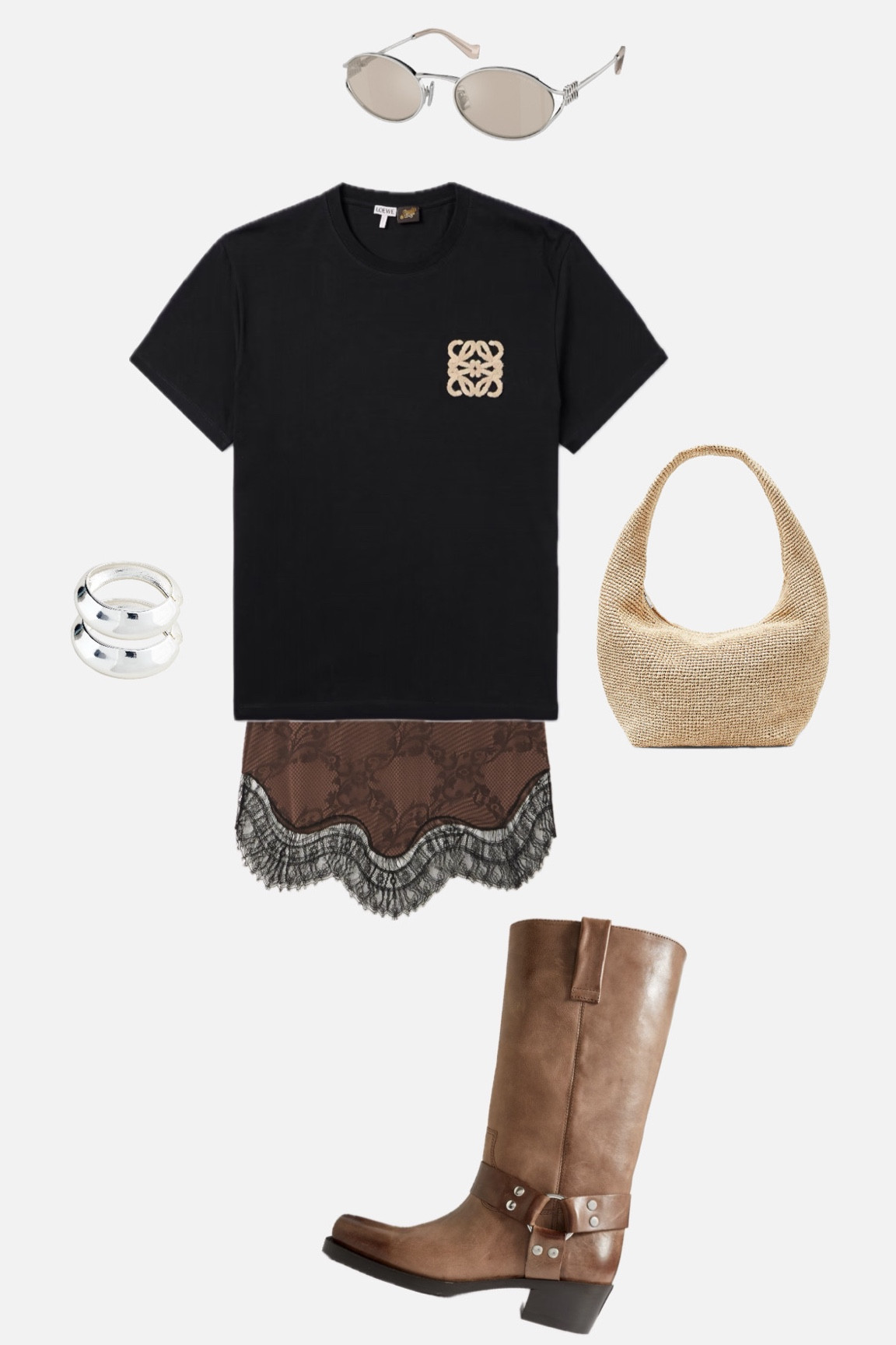 Chill summer festival look 