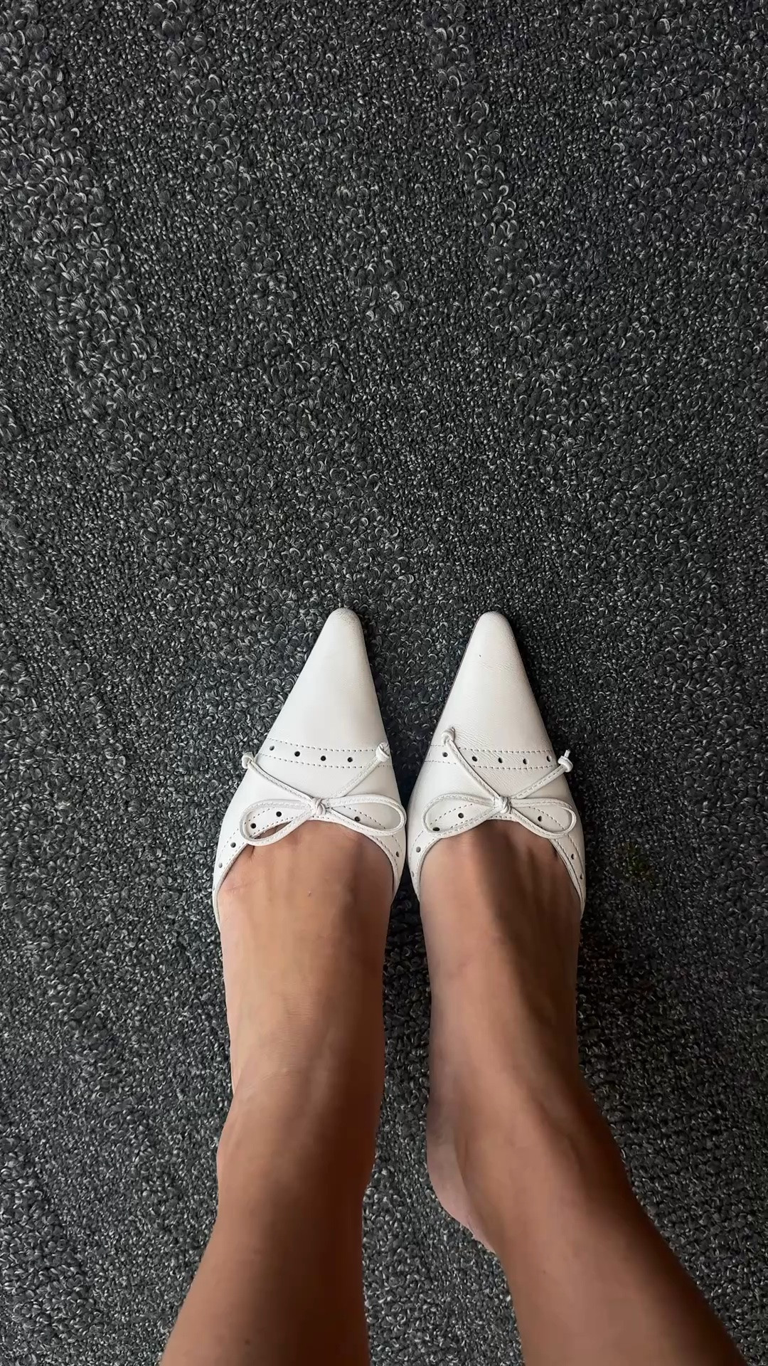 white scooter heel 
pointed toe 
sort of an Oxford style 
white heels 
Bridal shoes 
Wedding shower 
Bridal shower 
work shoes
work heels

#LTKgrwm #LTKWorkwear #LTKWedding