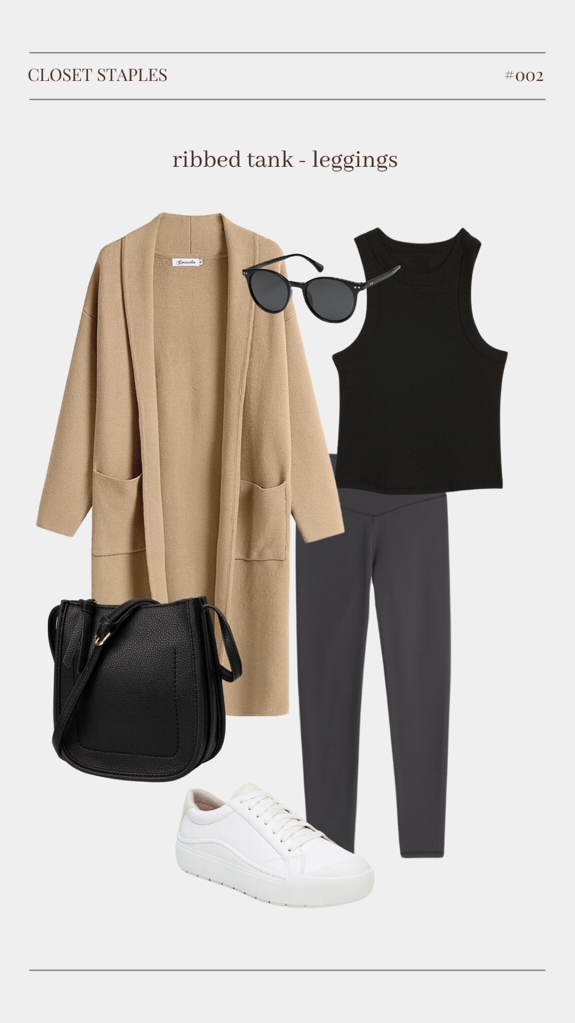 ribbed tank + leggings 

#LTKfindsunder50 #LTKstyletip #LTKmidsize