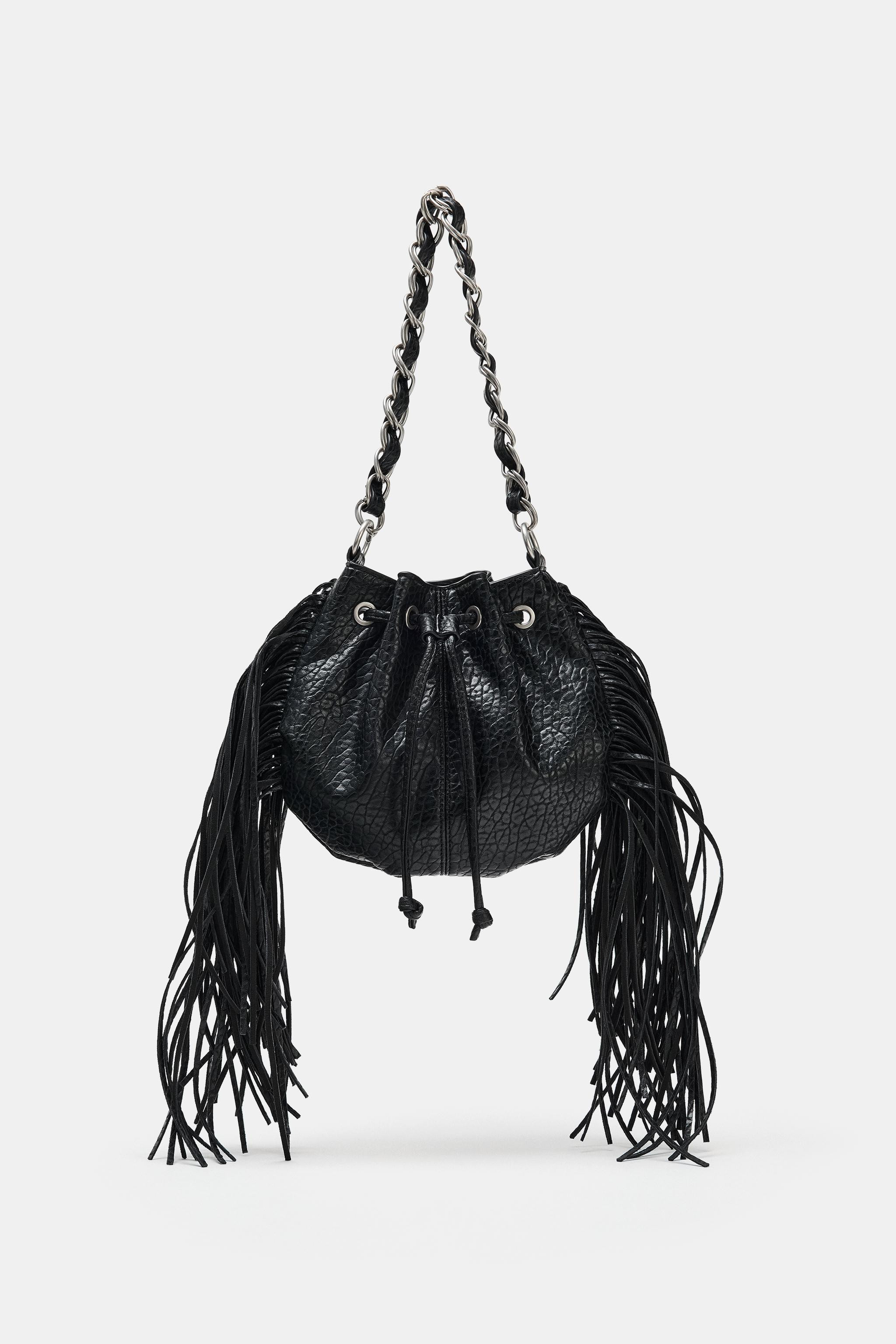 FRINGE SHOULDER BAG | Zara US