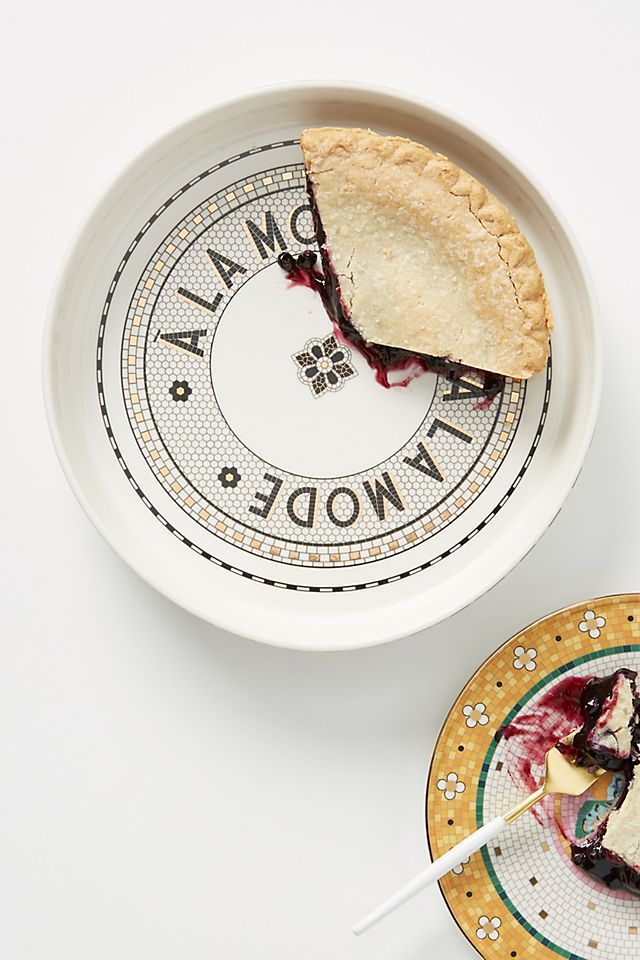 Bistro Tile A La Mode Pie Dish | Anthropologie (US)