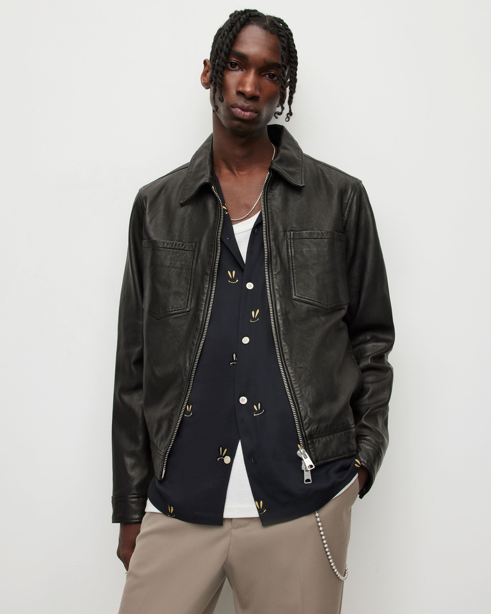 Aloy Leather Jacket | AllSaints UK