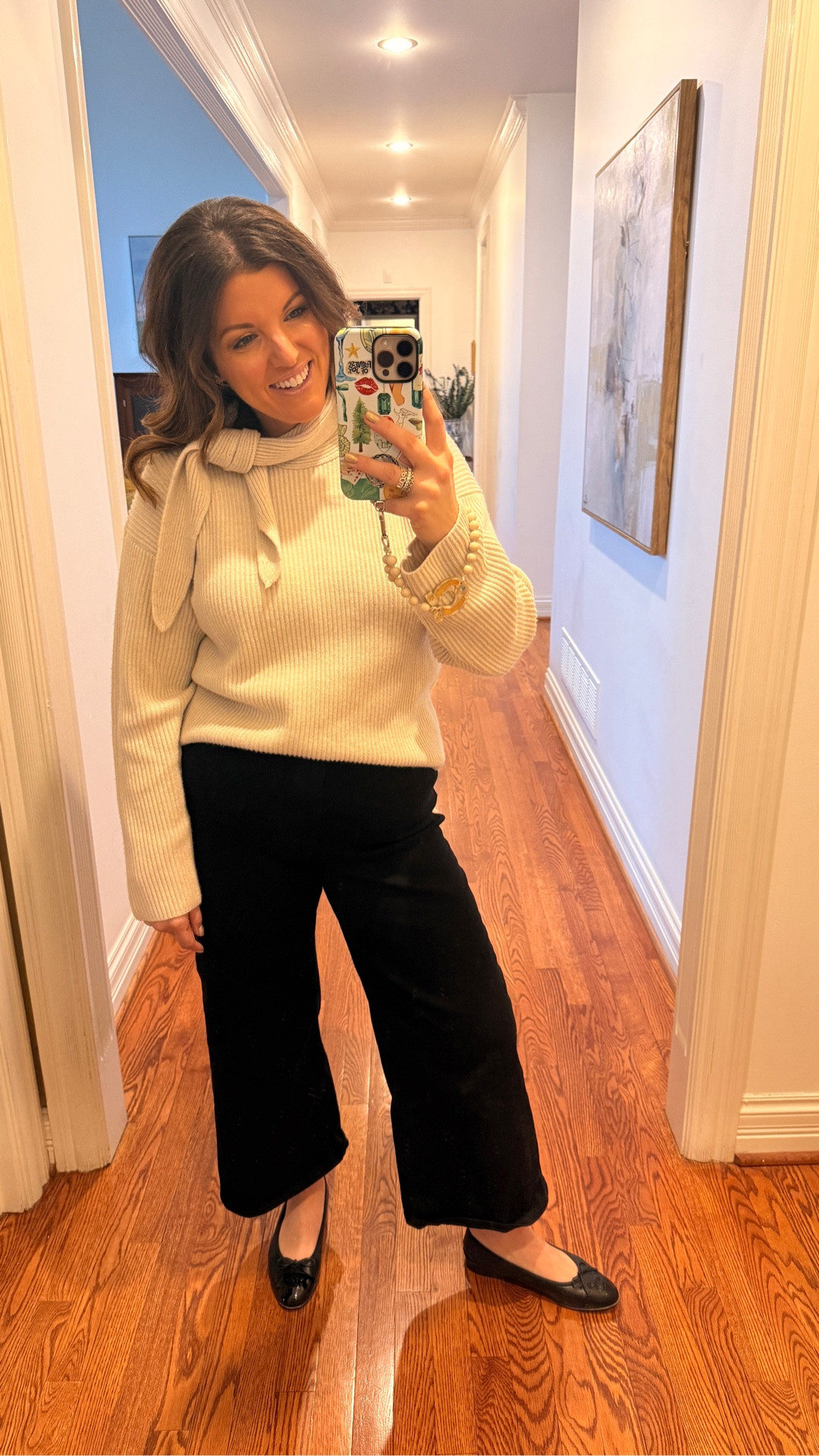 #ootd for meetings & some errands 

love how saturated these black jeans are & think the palazzo fit looks so chic with ballet flats. 

#LTKootd #LTKmomlife #LTKgrwm