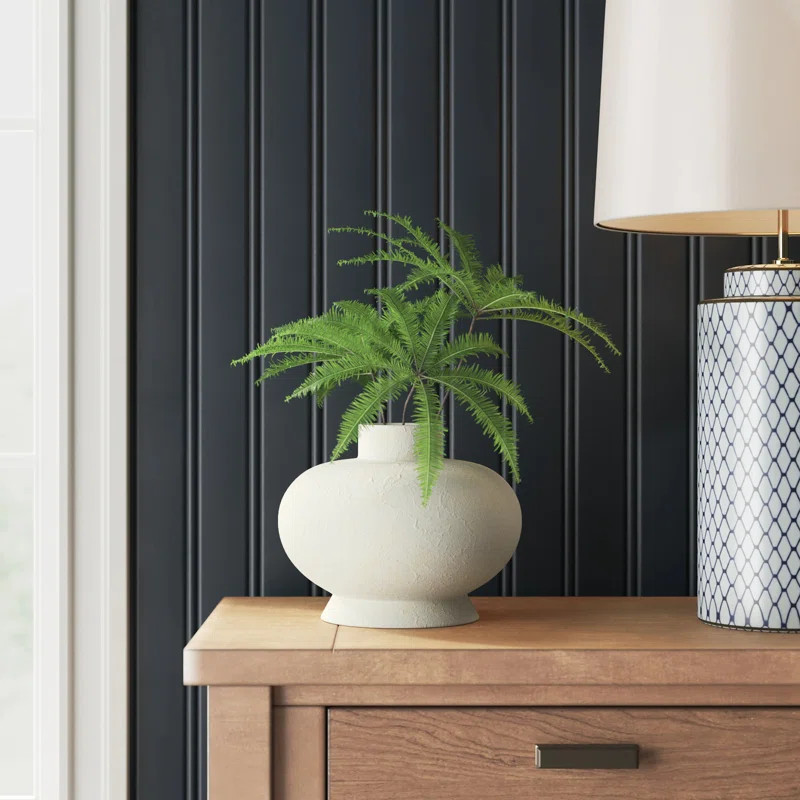 Birch Lane™ Iyanna White/Ivory 8" Ceramic Table Vase & Reviews | Wayfair | Wayfair North America