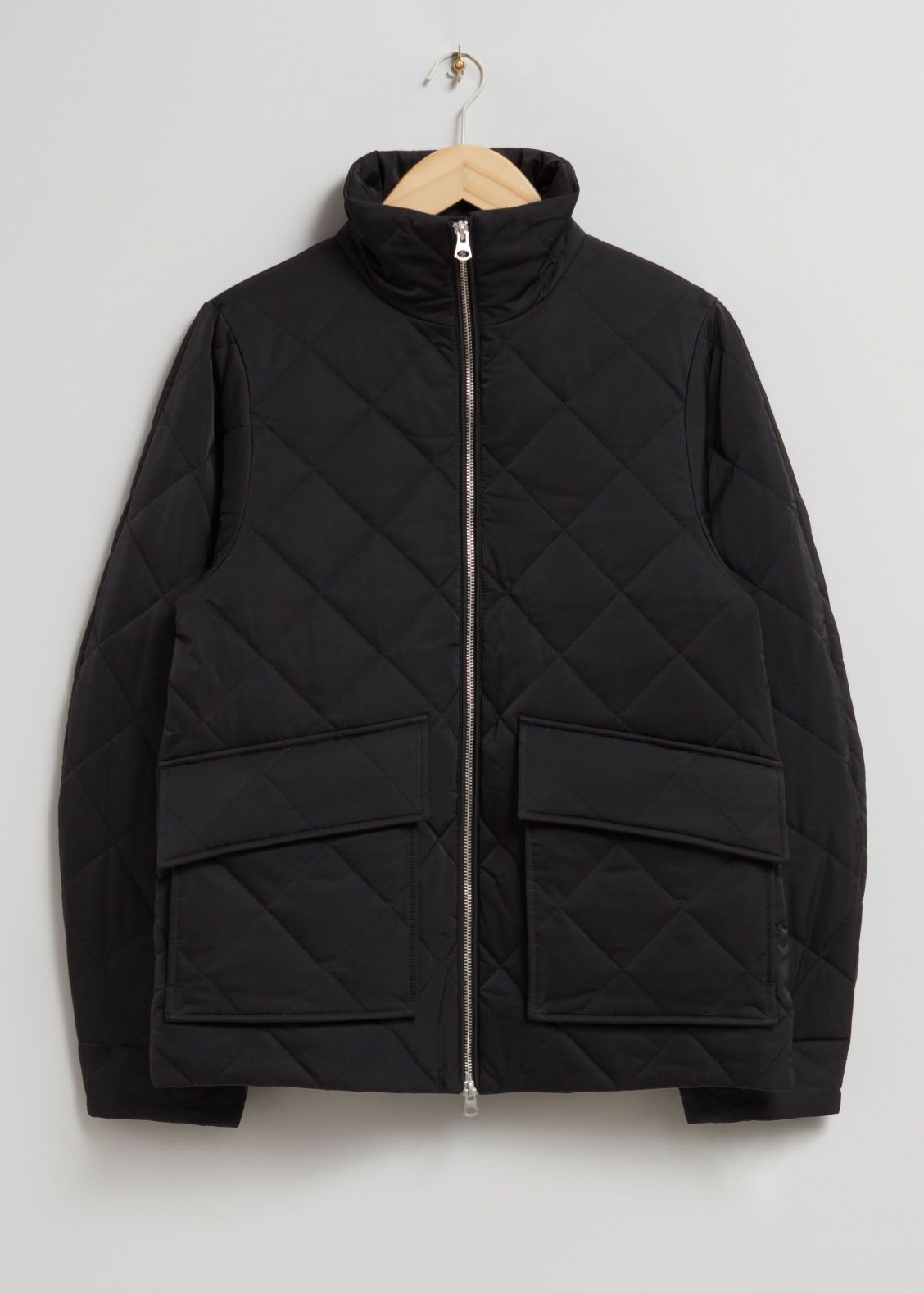 Diamond-Quilted Jacket - Black - & Other Stories GB | & Other Stories (EU + UK)