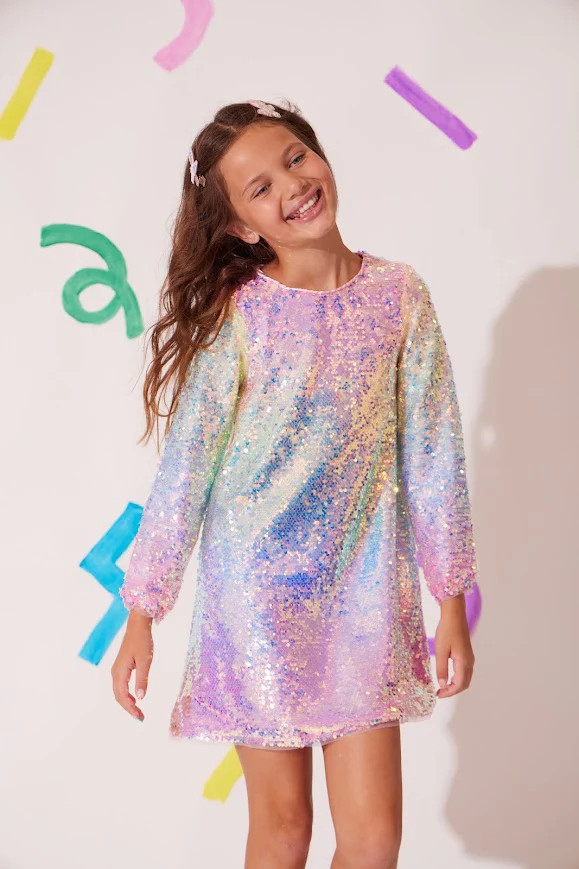 Sequin Ombre Party Dress | Lola + The Boys