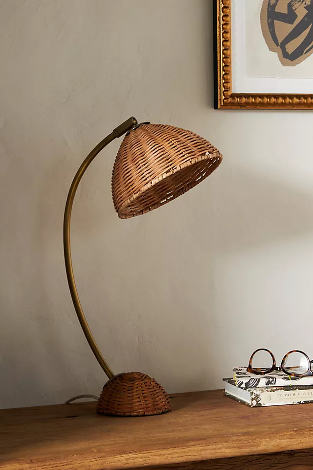 Liz Rattan Task Lamp | Anthropologie (US)